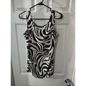 Unbranded Tank Top Size Unknown L- XL See Measurement Photos Black, White, Gray